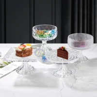 Clear Glass Canister for Home Table and Wedding Party Decoration