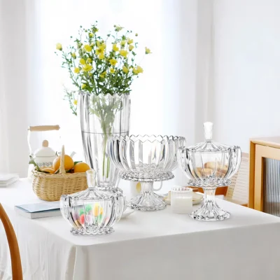 JNW Glass Plate&bowl set