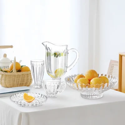 Glass Plate&bowl set