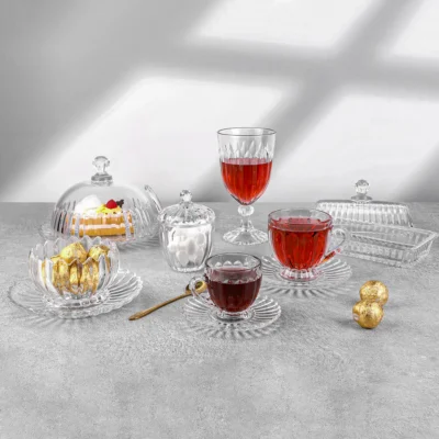 JH Glass Plate&bowl SET 