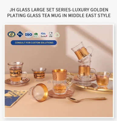 Decal Turkish Tea Cup Set Arabic Coffee Cup