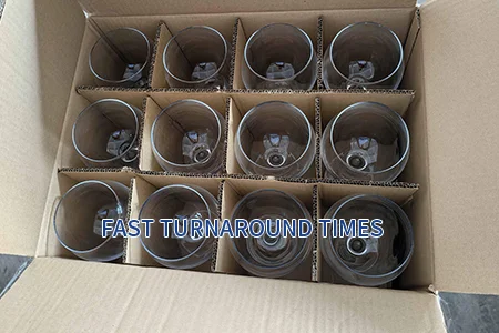 FAST TURNAROUND TIMES